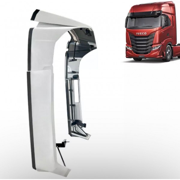 DEFLETOR DE AR IVECO S-WAY COMPLETO, PLÁSTICO ABS...
