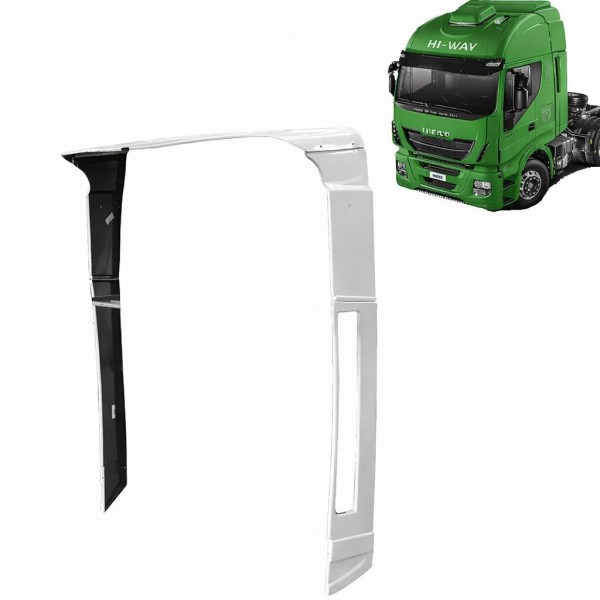 DEFLETOR DE AR IVECO HI-WAY COMPLETO, PLÁSTICO AB...