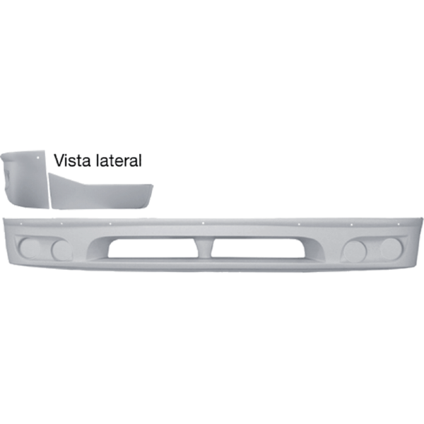 SPOILER ATEGO 2010 S/ SUP. FAROLETES RTM GEL